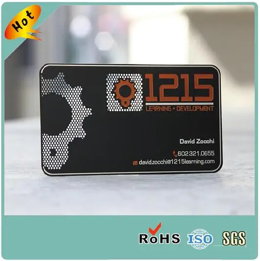 High Precision Laser Etched Metal Business Cards