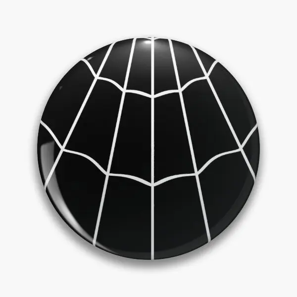 Черная паутина [индивидуальная] Мягкая булавка с пуговицами забавный декор для