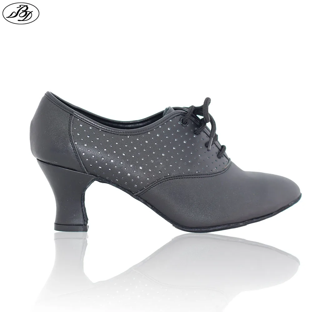 Предварительный заказ танцевальная обувь BD танцевальная обувь T3 Женская Обувь для бальных танцев Женская обучающая обувь для занятий кожаной подошвой