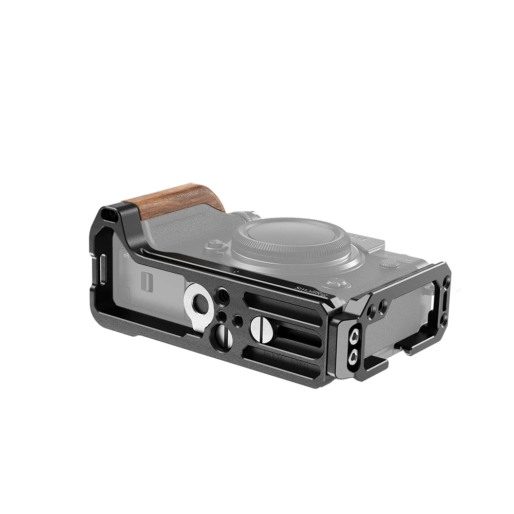 SmallRig XT4 Kamera L Platte L Halterung für FUJIFILM X-T4 Kamera Funktion Holz Side Grip Arca Kompatibel Platte Quick Release 2811