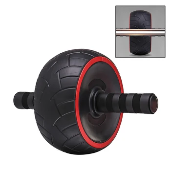 

Ab Abdominal Roller Wheel With Knee Pad Ultra-Wide Workout Sport Equipment Non-Slip Rubber Cover