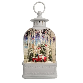 

Christmas Lantern Lamp Snowflake Flying USB Portable Novelty Night Light Xmas Music Box Gifts Decoration Bedroom Home Ornament