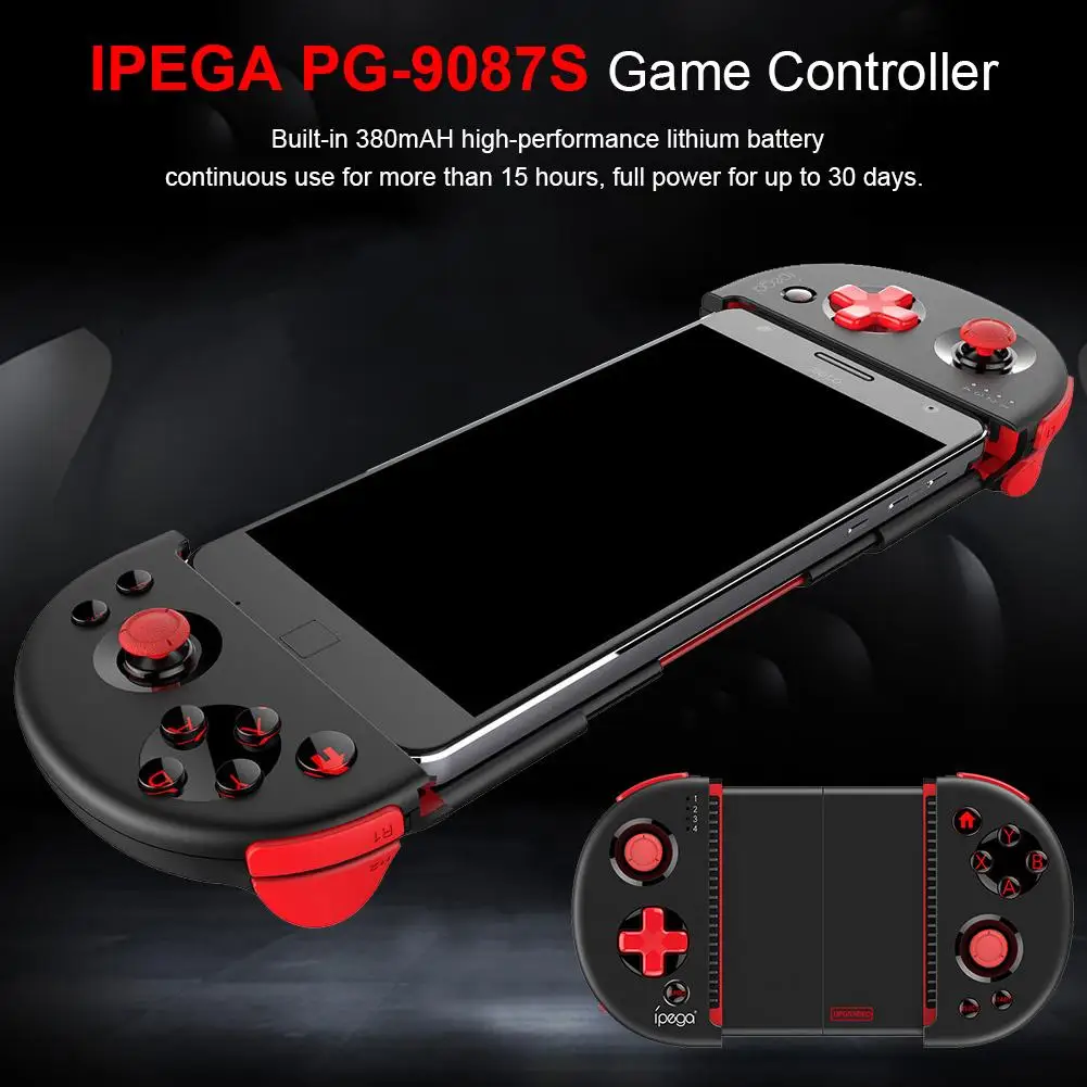Для IPEGA PG-9087S выдвижной беспроводной Bluetooth Android IOS прямой джойстик игровой контроллер для PUGB Red War rior ручка King