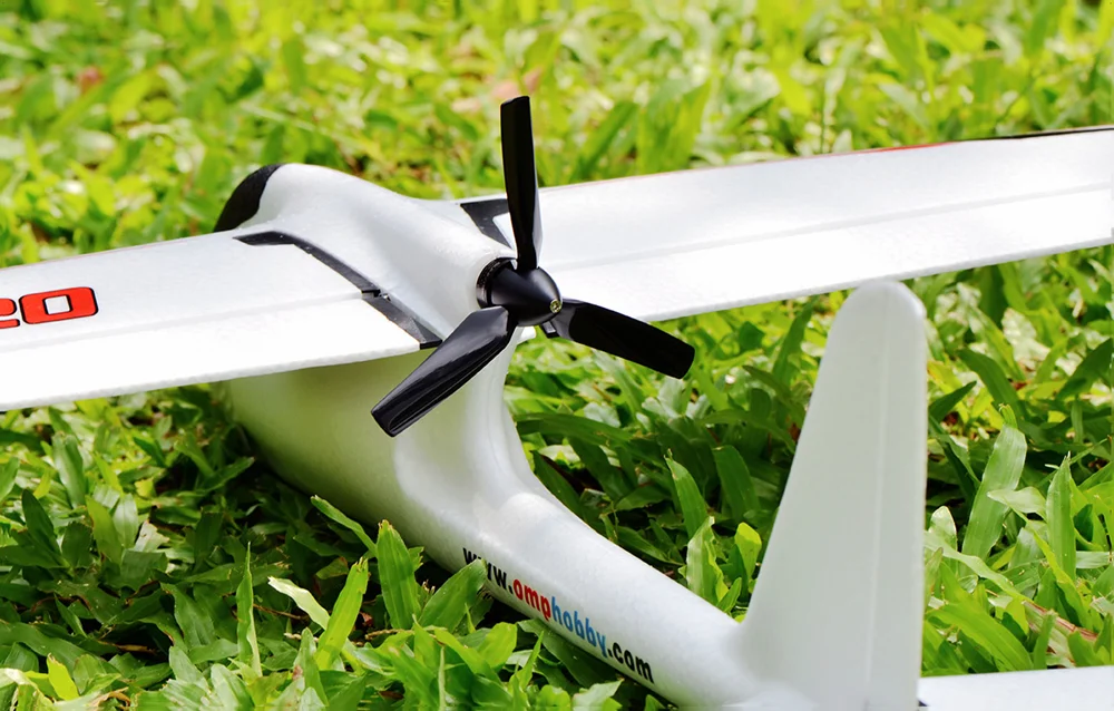 OMHOBBY T720 716 мм размах крыльев 4CH EPO тренер для начинающих планер RC самолет RTF с Hidde руль приводной системы
