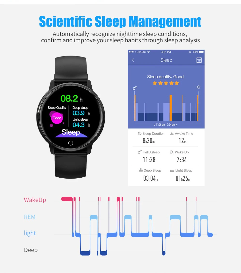 Новинка SENBONO Smartwatch водонепроницаемый монитор кровяного давления сердечного ритма фитнес-трекер для мужчин и женщин Смарт-часы для IOS Android