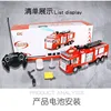 Big High Simulation RC Fire Truck Multi-Function 2.4G Remote Control Auto Water Spray Ambulance Car With Light Sound Effect Gift 5