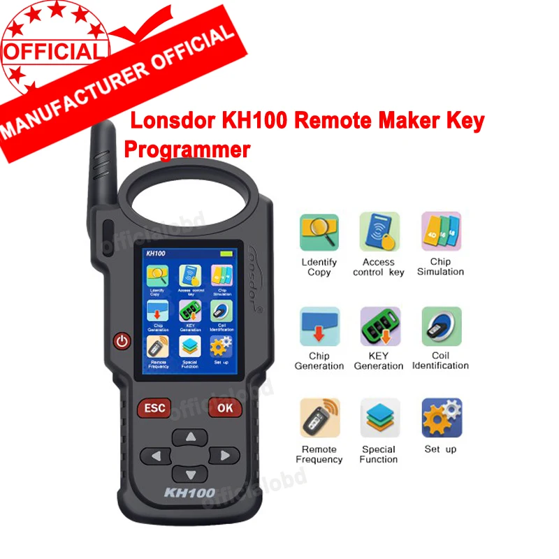 

Newest Hand-Held Remote/Smart key programmer Lonsdor KH100 Remote Maker Key Programmer Update Online DHL Free Shipping
