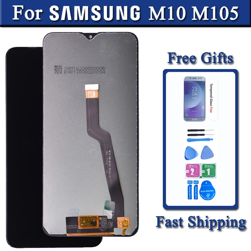 

LCD for SAMSUNG Galaxy M10 M105 Display SM-M105 M105F M105G/DS Touch Screen Digitizer Assembly Replacement