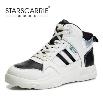 

Women's sneakers genuine leather white sneakers large size women shoes casual female sneakers walking sport shoes