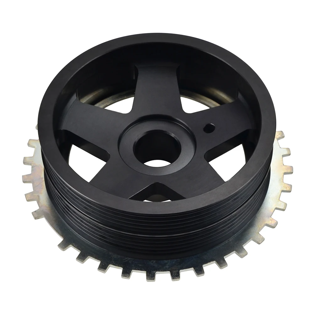 H2CNC Car Light Weight Crankshaft Pulley For Ford Mazda 3 BL BK 6 MPS GG WAGON GY AXELA BL LIGHTWEIGHT CRANK PULLEY