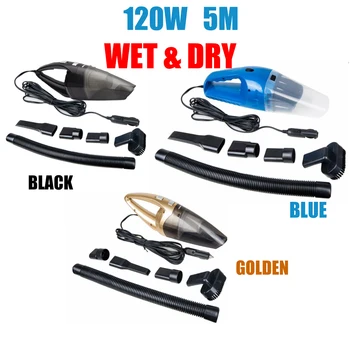 

12V 120W Portable Car Home Handheld Vacuum Dirt Dust Cleaner Wet & Dry for Vehicle Cleaning Dust Debris Grit
