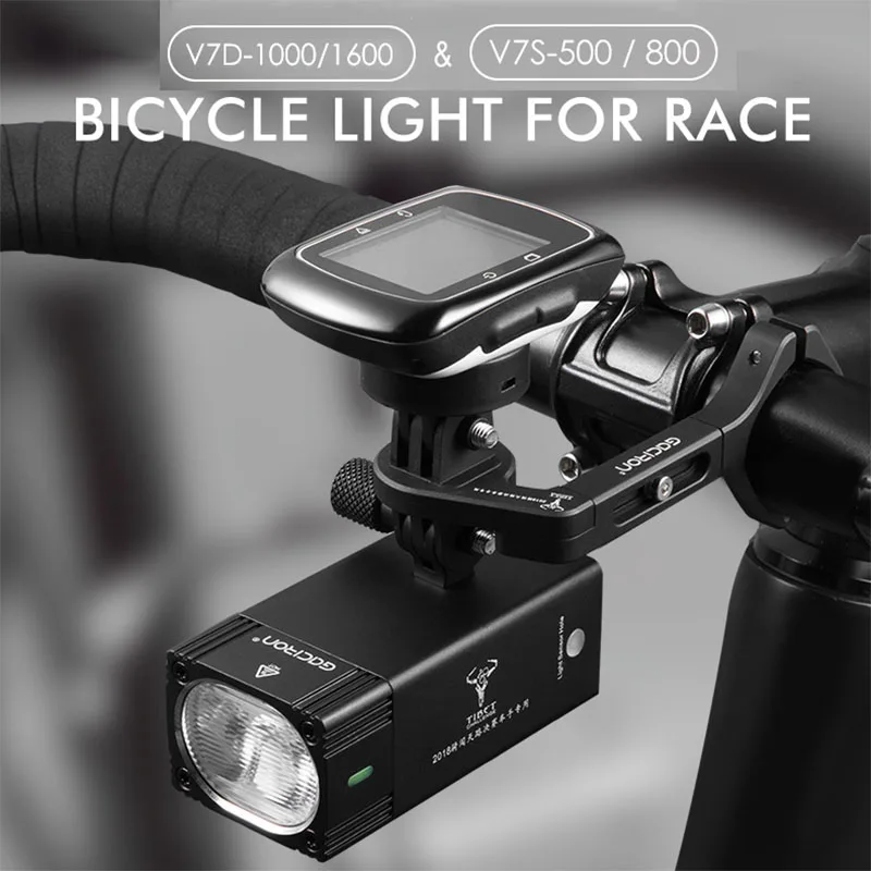 

GACIRON Smart Bicycle Headlight Bike Race Light Flashlight With Mount Holder IPX6 USB Remote Switch MTB Road Cycling LED Lamp