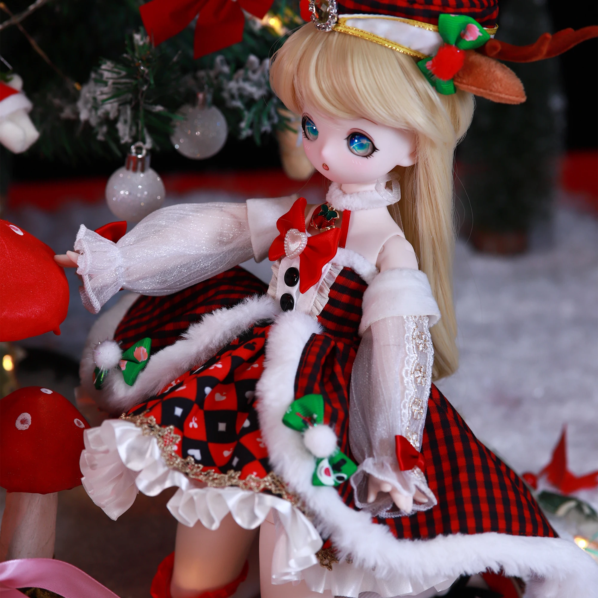 Dream Fairy ICY DBS 1/4 Doll Joint body BJD Christmas themed set dolls including wigs clothes and shoes SD | Игрушки и хобби