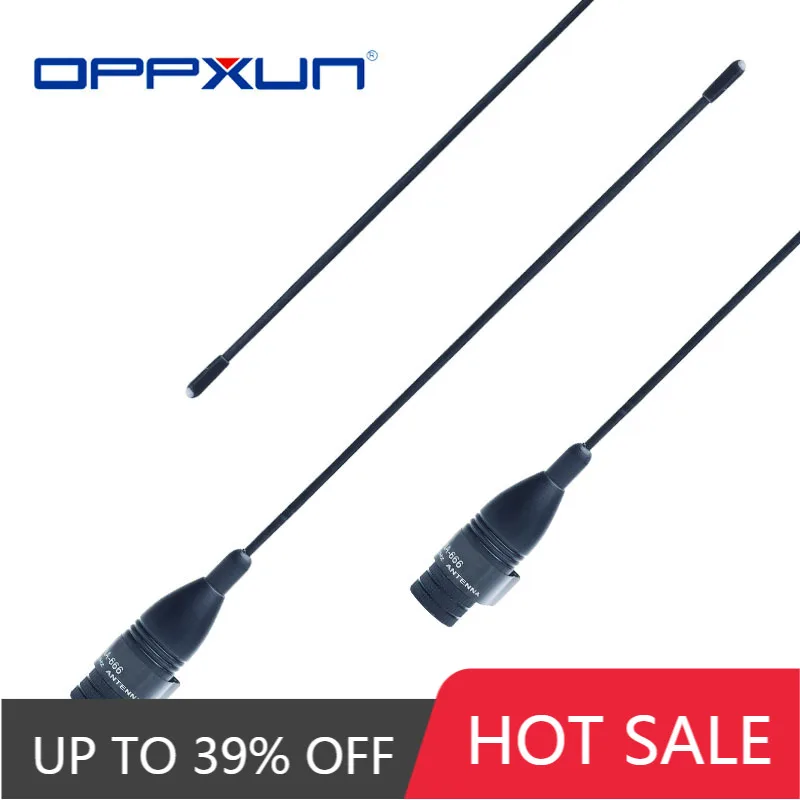 Двухдиапазонная ручная радиоантенна OPPXUN для Yaesu Na666 144 МГц UHF VHF Штекерный разъем Sma