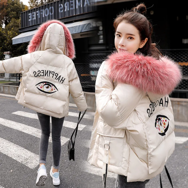 

Dongdaemun down Jacket Cotton-padded Clothes Women Coat Short 2019 Winter New Style Korean Warm Thick Cotton-padded Jacket-Style