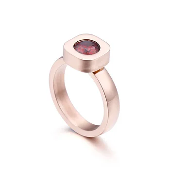 

2020 latest designer jewelry rose gold color engagement women colorful ring for girls