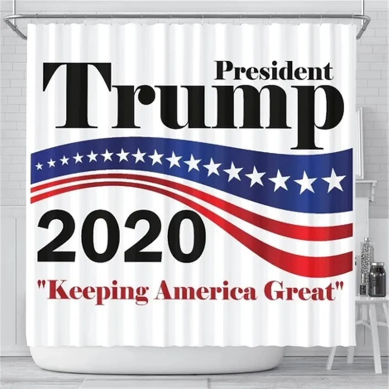 

President Trump Digital Printing Shower Curtain Mildew And Waterproof 2020 Curtains Romantic Beautiful Curtain For Bathroom