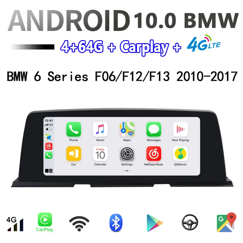 Android 10For BMW 6 Series F06 F12 F13 2011 2012 - 2018 стерео аудио Радио автомобильный DVD