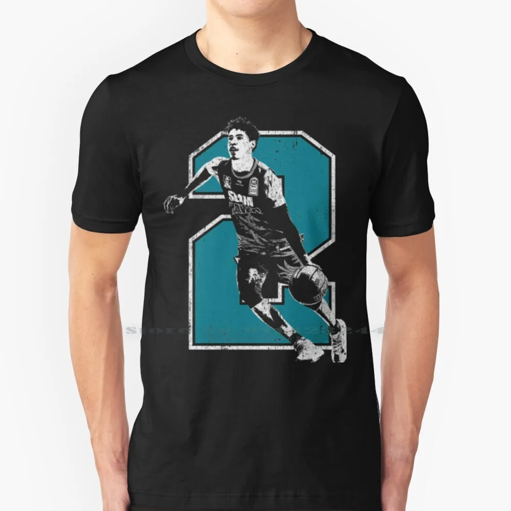Футболка Lamelo Ball 100% Чистый хлопок баскетбольный мяч Bbb ламело Lonzo большой Baller бренд