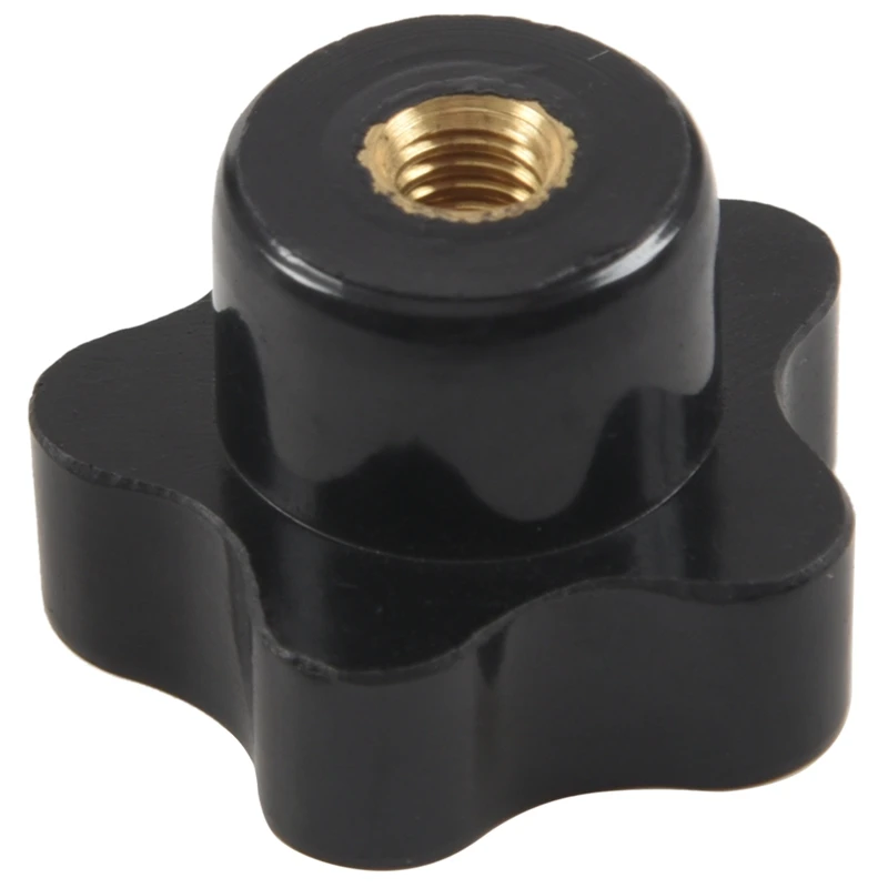 Female thread 6 mm diameter Replacement head fixing nuts star knobs 5 pcs CNIM Hot