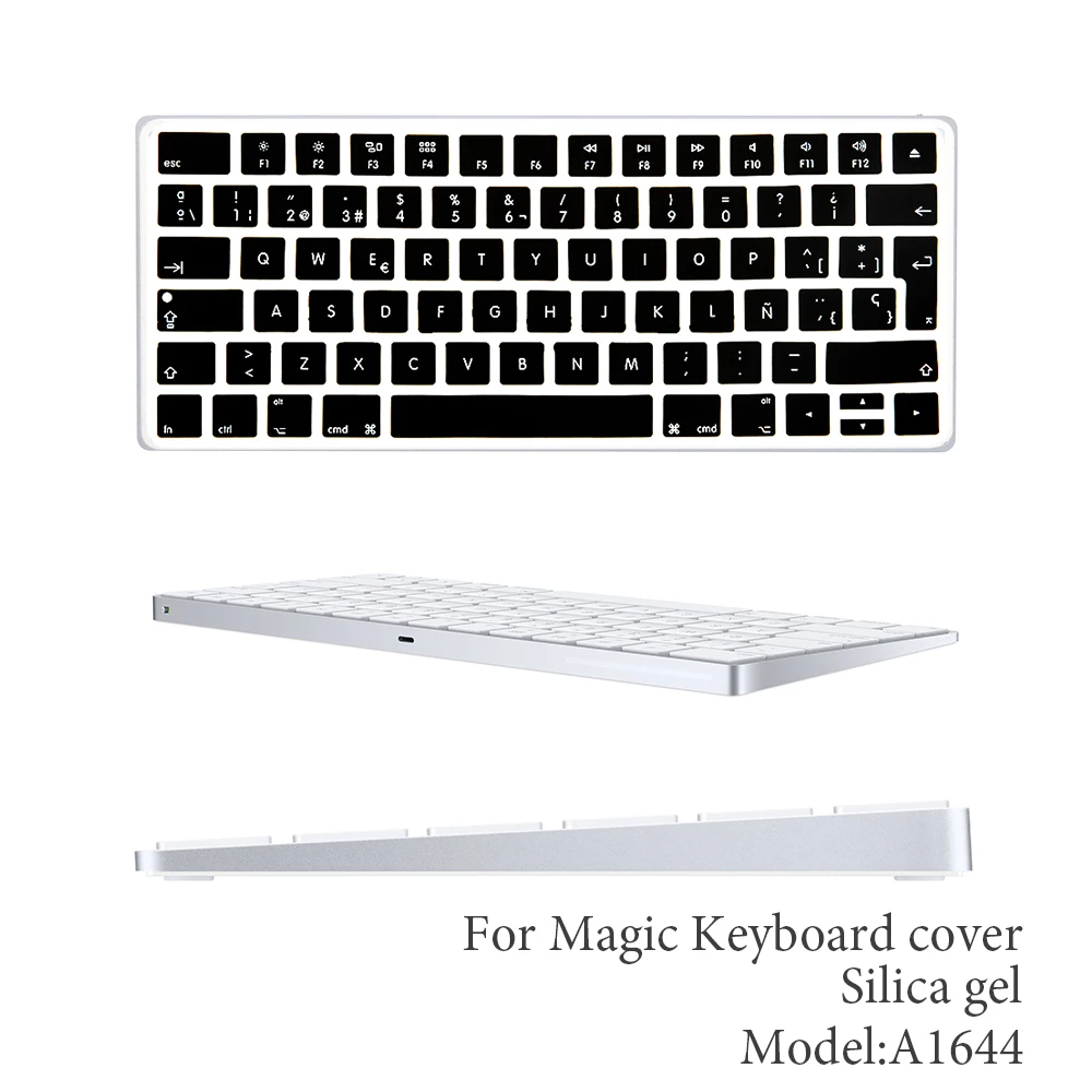 Испанский для Apple, беспроводной keybord MLA22LL/A1644 IMAC, Волшебная клавиатура, защитный силиконовый чехол, EU-Key версия