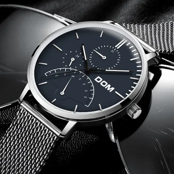 

Relojes 2018 Watch Men DOM Fashion Sport Quartz Clock Mens Watches Top Brand Luxury Business Waterproof Watch Relogio Masculino