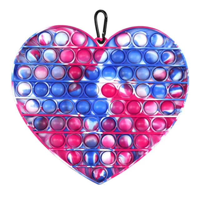 Pop Fidget Reliver Stress Toy Rainbow Push Bubble Antistress Toys Adults & Children Sensory Toys to Relieve Autism Free Shipping 20X20 CM