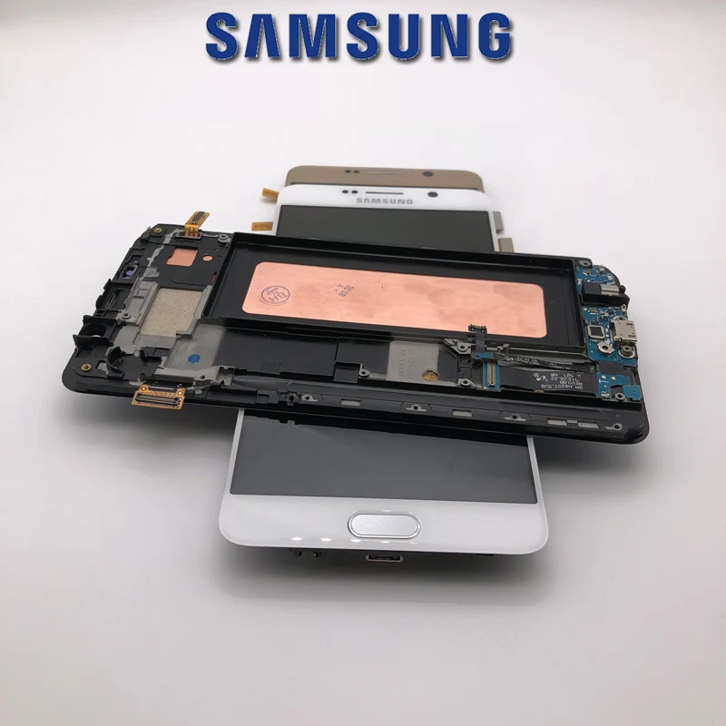 ЖК-дисплей SUPER AMOLED для Samsung Galaxy Note 5 N920F N920A N920T N920i | Мобильные телефоны и аксессуары