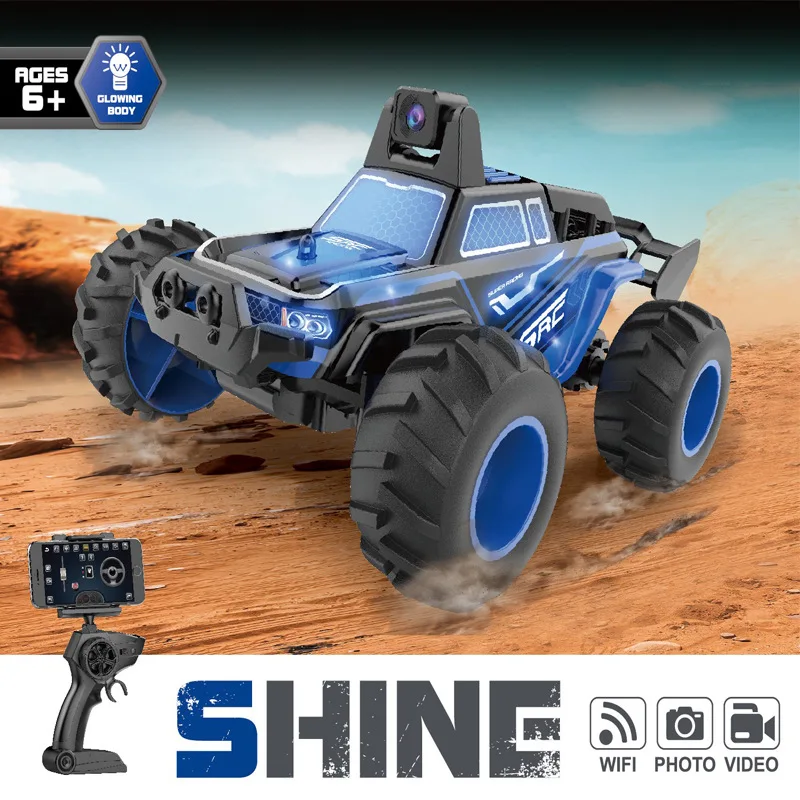 2.4G RC카, 와이파이 FPV HD 카메라, SUV 1:32 미니 오프로드 고속 원격 제어, 클라이밍 카, 어린이 VR 장난감