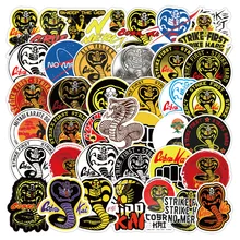 

50pcs Cobra Graffiti Stickers Waterproof Notebook Scooter Luggage Water Cup Animal Stickers Toys
