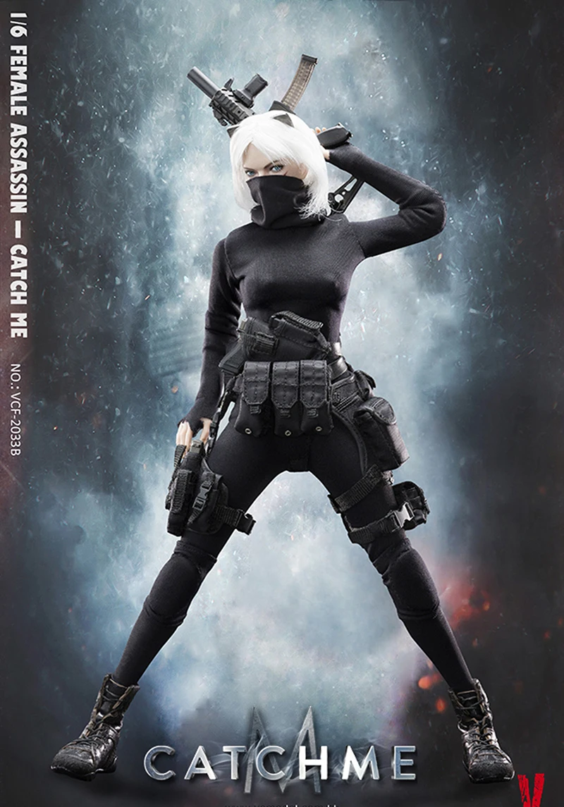 1:6 Коллекционная полный набор армия, солдатики, Женская Серия Assassin первая бомба "Catch Me" фигурка модель для фанатов коллекция подарки