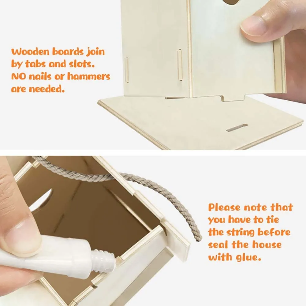DIY Набор для рисования Птичье гнездо ремесла детей ручная работа дерево