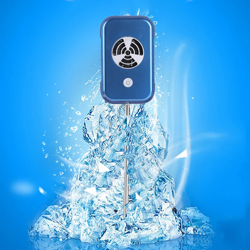 

ABSS-Steel Cooler Stick Mini Refrigerator Bottle Inner Beer Chiller Wine Pourer Tools for Car Kitchen Bar Eu Plug