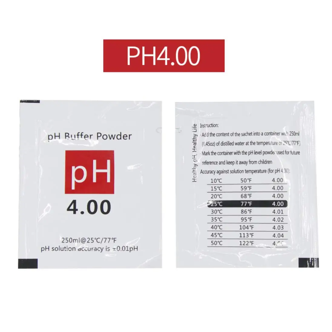 PH Buffer Powder Measure Calibration Solution ph4.00/ 6.86 /9.18 Calibration Point For PH Test Meter 3
