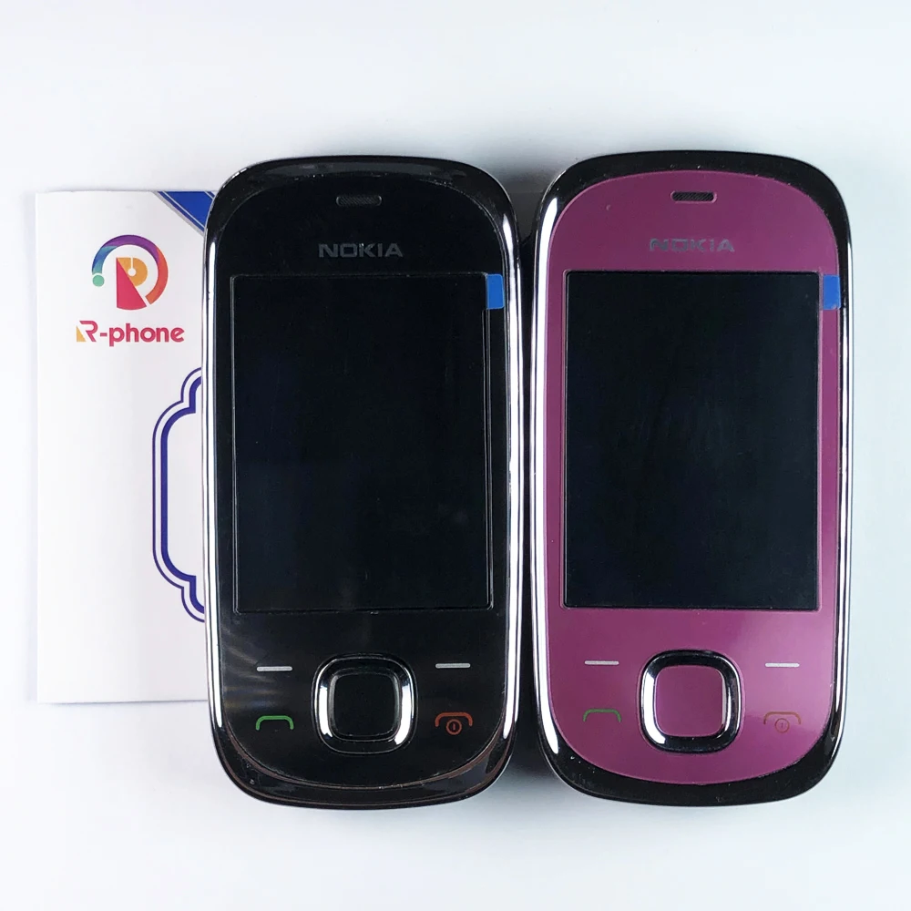 Восстановленный Оригинальный Nokia 7230 2G GSM разблокированный телефон и английская