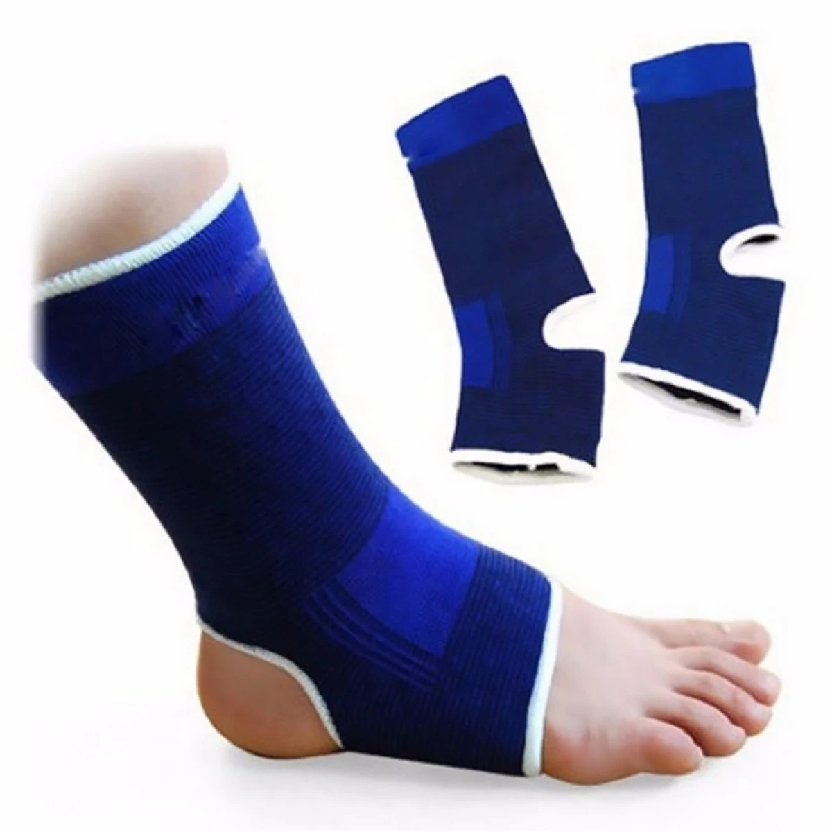 

2019 1 Pair of Elastic Ankle Support Brace Compression Wrap Sleeve Bandage Sports Relief Pain Foot Protection