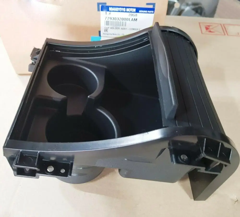 Подлинный подстаканник консоли в сборе для Ssangyong ACTYON SPORTS KYRON # OEM 7793032000LAM|Бардачки| |
