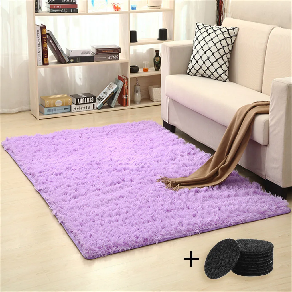 Накидка на стул из искусственного меха, мягкая подушка для дивана, ковер, подушка, пушистый маятниковый коврик, однотонный цвет, кожа, мех, пушистые коврики, одеяло для спальни#40