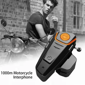 

2019 New Waterproof Interphones Motorcycle Helmet Intercoms Motorbike Wireless Multi-function Interphones