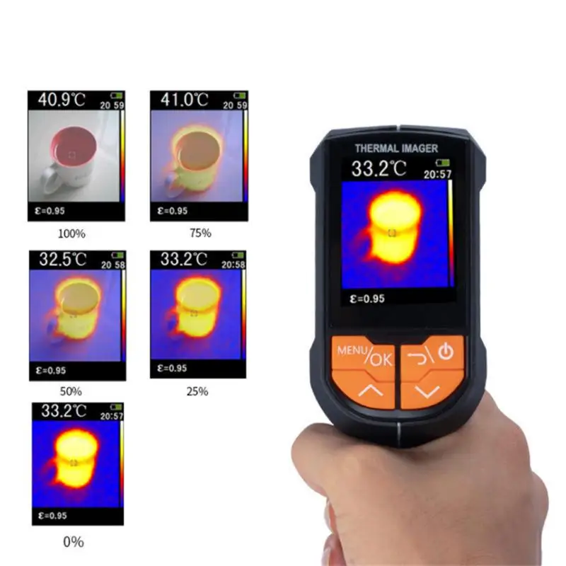 

Infrared Thermal Imager 1024P Digital Display Non-contact Accurate Handheld Imaging Camera for Automobile Engine Overhaul