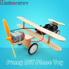 BalleenShiny DIY 3D головоломка модель самолет дети игрушки составное здание блок ребенок раннего образования детская игрушка для подарка домашний декор