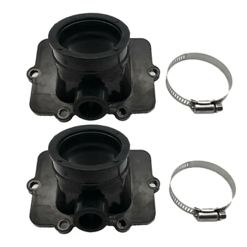 

2Pcs Rubber Carburetor Carb Intake Manifold Boot Carb for Ski-Doo 600 500