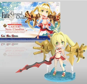 

Bandai Bean Ding FGO Q Edition Assembled Model Magician Nero Swimsuit Water PVC Figure Model Dolls Toys Figurals
