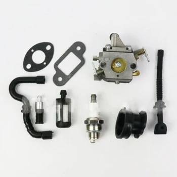 

Fuel Line Carburetor Kit Intake Manifold Inlet For Stihl 017 018 MS170 MS180
