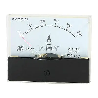 

Measurement Tool Analog Panel Ammeter Gauge DC 0 - 250A Measuring Range