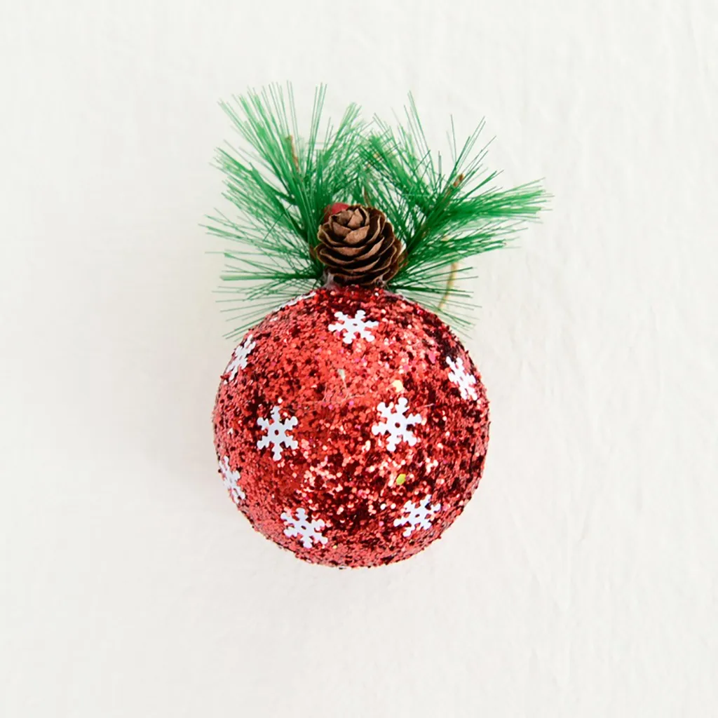 Christmas Ball Ornaments For Christmas Tree Decor For Xmas Holiday 7.5cm Christmas Decorations For Home Navidad Год 40