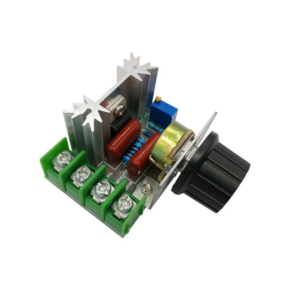 

AC 220V 2000W SC Voltage Regulator Dimming Dimmers Motor Module Voltage Thermostat Electronic Regulator Controller Speed M0Q1