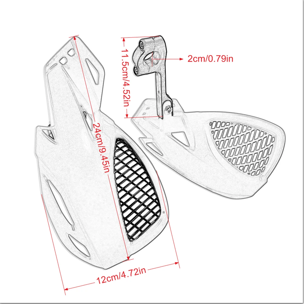 Защитные накладки для мотоцикла защита рук Honda EXC EXCF SX SXS SXF MXC MX XC XCW XCF XCFW EGS LC4 Enduro