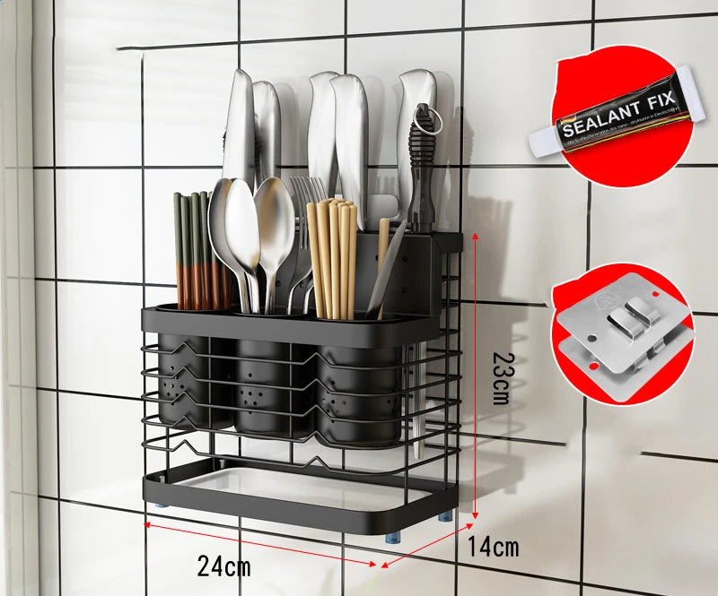 ELLEN Multifunction Kitchen Storage Cabinet Tableware Storage Combination  Knives Holder Pot Holder EL606