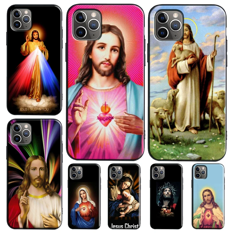 Bible verse Jesus Christ TPU Case For iPhone XR X XS Max SE 2020 6S 7 8 Plus 11 12 Pro 13 mini Cover | Мобильные телефоны и